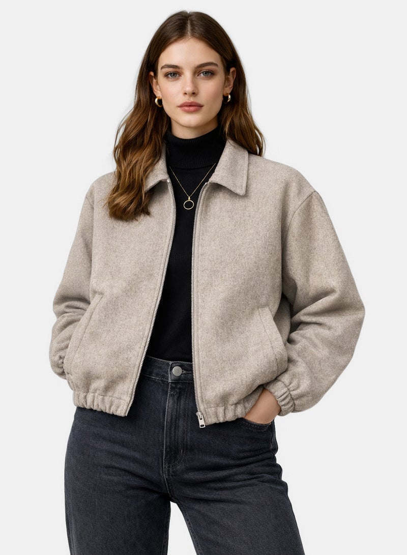 Women’s Wool Jacket – Casual Chic - Image 1